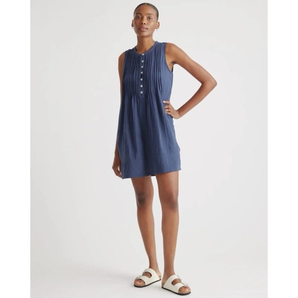 Quince sleeveless swing free - dark blue